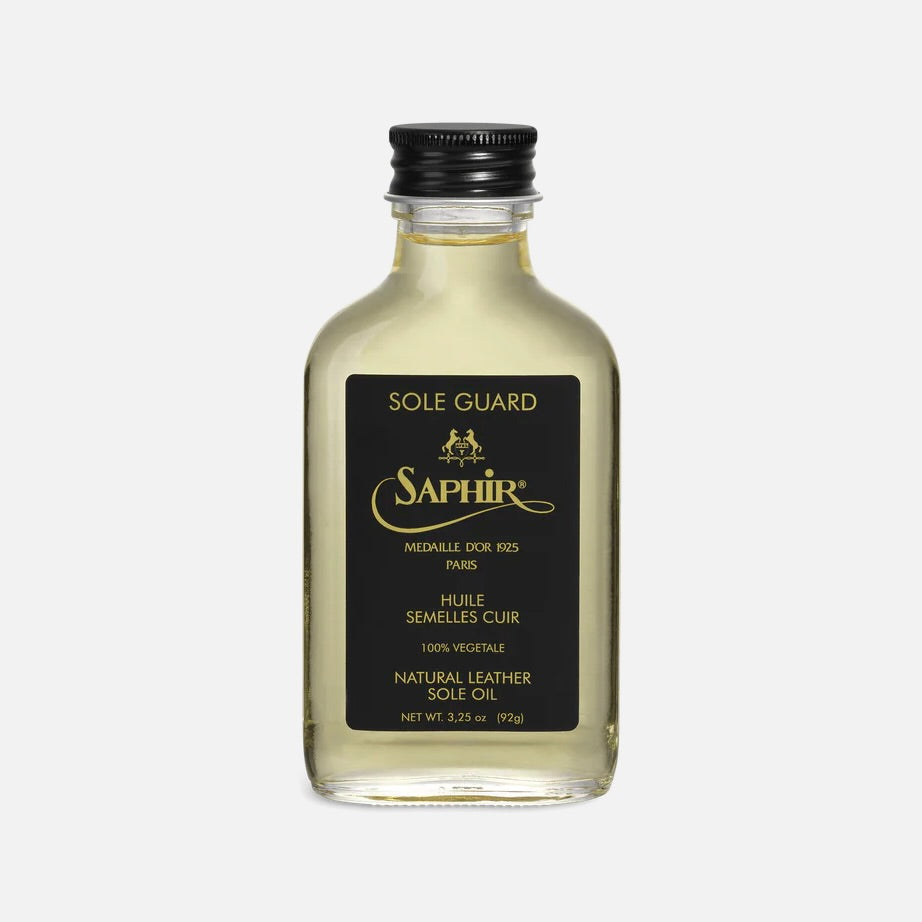 Saphir Sole Guard bottle on a white background