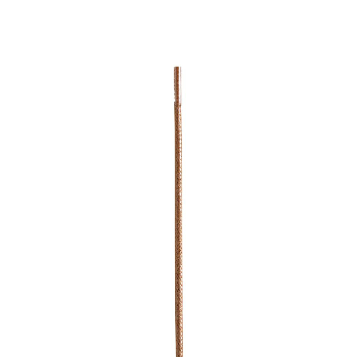 round waxed shoelace, approximately 1.5mm in thickness, arranged vertically in a line.