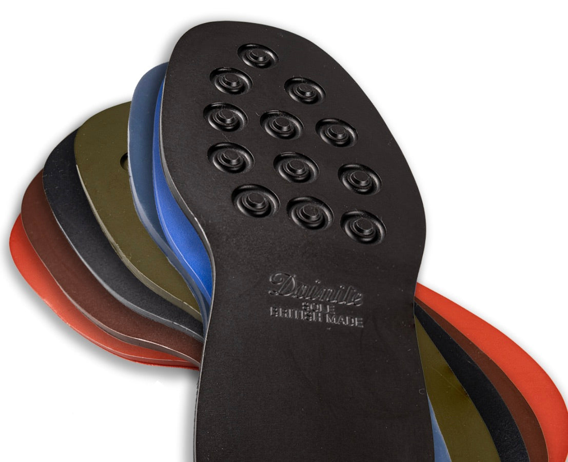 What are the benefits of Dainite Soles vs. Leather soles on Tricker's, A Fine Pair of Shoes
