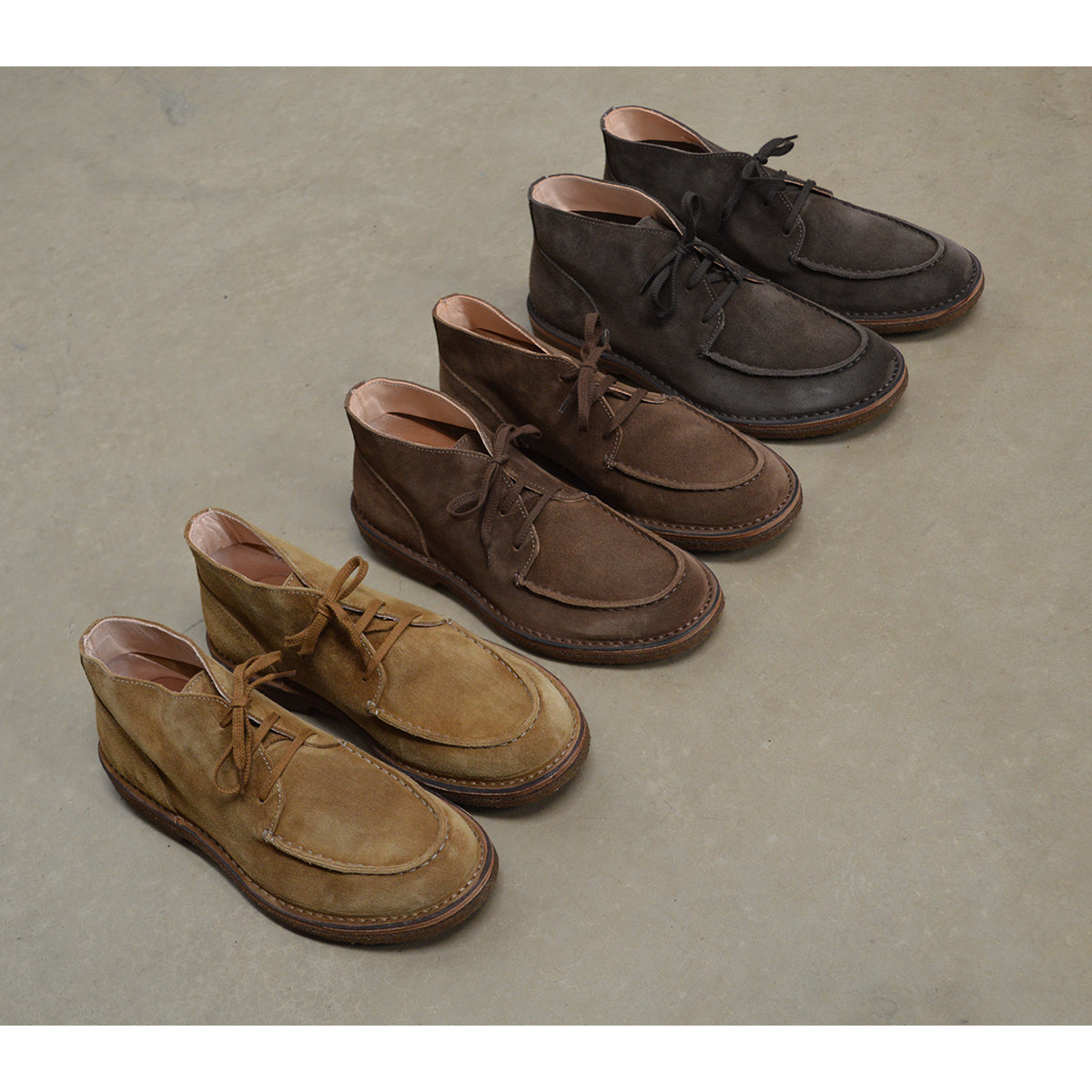 A brown Astorflex Dukeflex boot with a lace-up closure, made of vegetable-tanned calf leather.