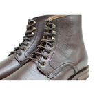 Berwick 1707 Brown Kudu leather boot with laces and Vibram rubber sole on a white background