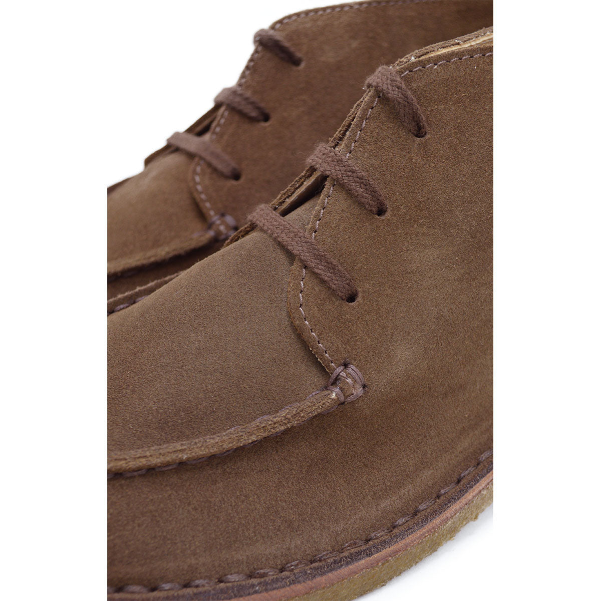 A brown Astorflex Dukeflex boot with a lace-up closure, made of vegetable-tanned calf leather.