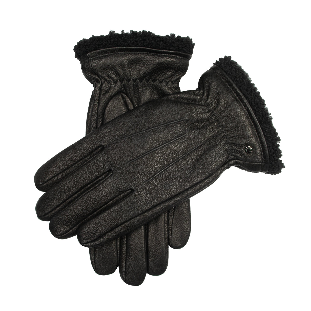 Dents Shrewsbury Touchscreen Leather Gloves Fleece Lined | A Fine