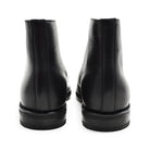 Berwick 1707 Black Kudu leather boot with laces and Vibram rubber sole on a white background