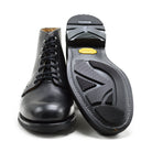 Berwick 1707 Black Kudu leather boot with laces and Vibram rubber sole on a white background