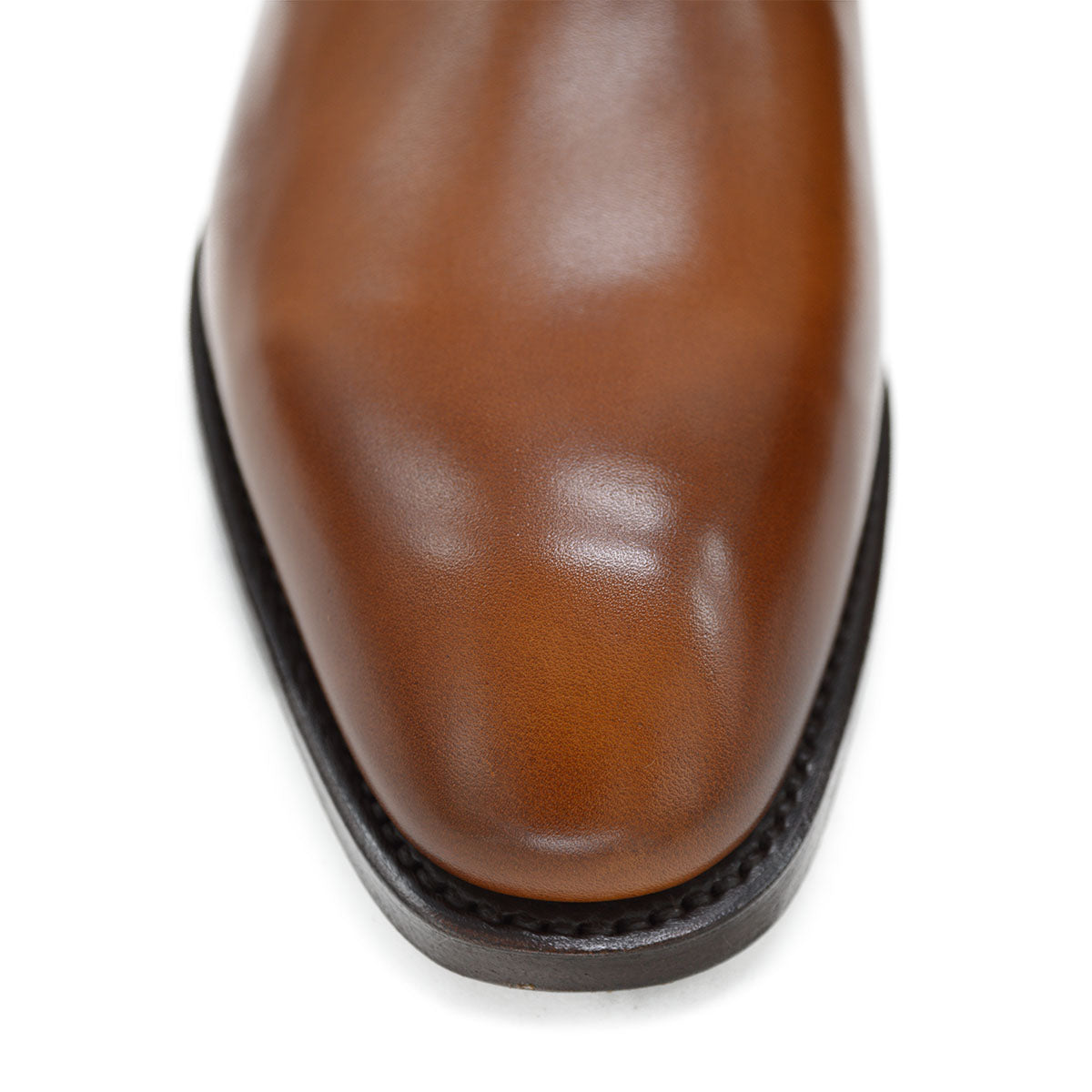 A brown Berwick 1707 JODHPUR 490 ankle boot with a buckle strap and Goodyear welted sole.