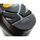 Berwick 1707 Black Kudu leather boot with laces and Vibram rubber sole on a white background