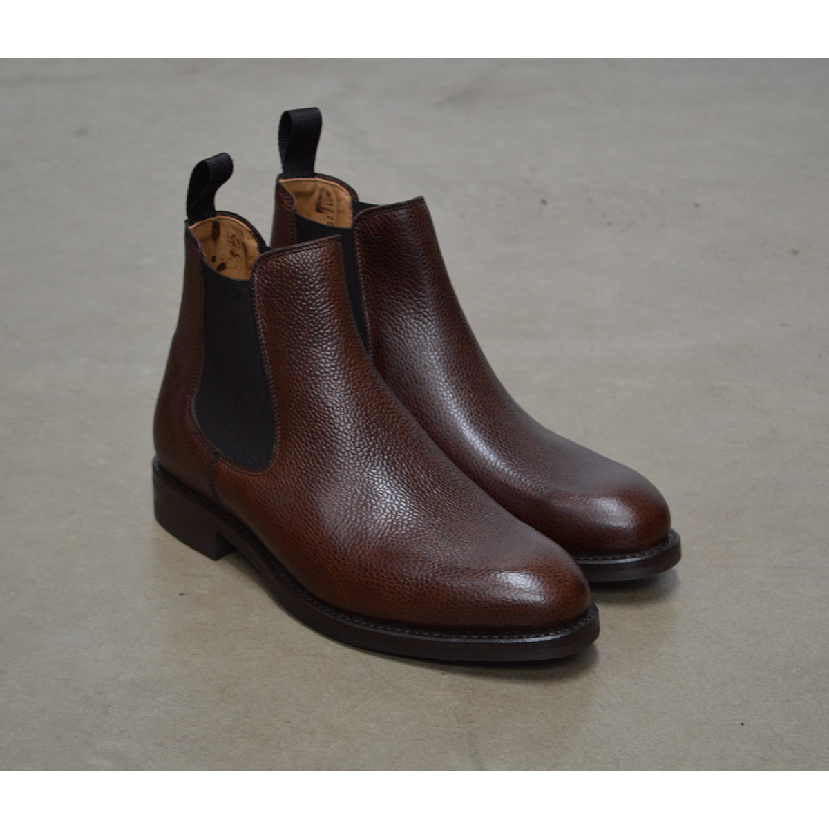 Berwick 1707 Chelsea Boot 303 Dark Brown Grain A Fine Pair of Shoes