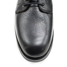 Berwick 1707 Black Kudu leather boot with laces and Vibram rubber sole on a white background