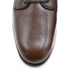 Berwick 1707 Brown Kudu leather boot with laces and Vibram rubber sole on a white background