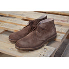 A brown suede Greenflex Desert Boot with a lace-up closure, designed by Astorflex.
