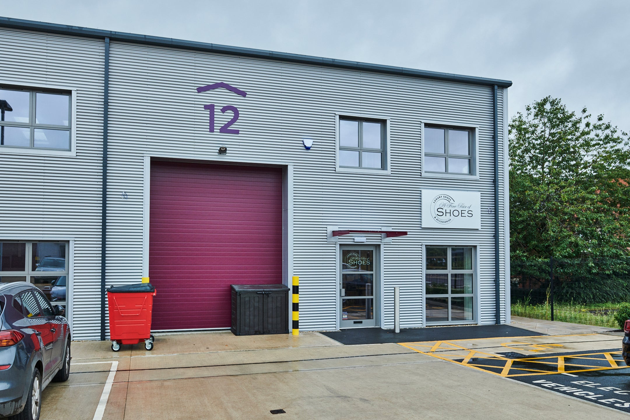 A Fine Pair Of Shoes Ltd modern, solar powered warehouse purpose built for the business at 12 T1300 Plato Close, Warwick, CV34 6YB, UK