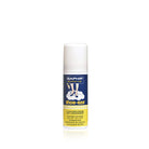 A white spray can of Saphir Shoe-Eze Leather Softener Spray with product information and branding on the label.
