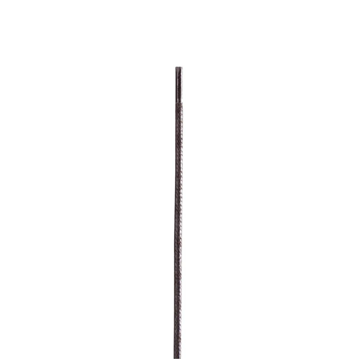 round waxed shoelace, approximately 1.5mm in thickness, arranged vertically in a line.