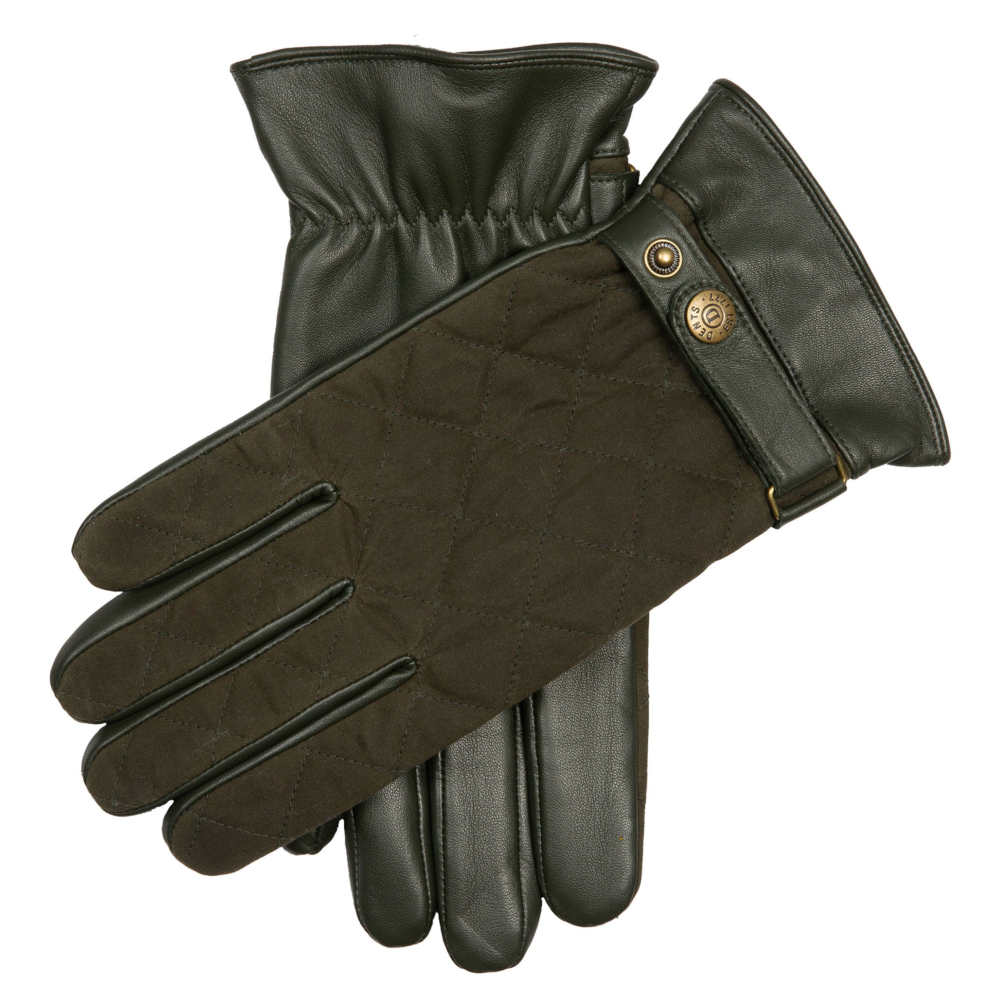 DENTS BRUTON Men's Water-Resistant Lined Leather Gloves with Waxed Cot – A Fine Pair of Shoes