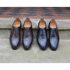 A Berwick 1707 moka brown wholecut Oxford brogue shoes with a goodyear welted leather sole, last week, and a smooth finish.