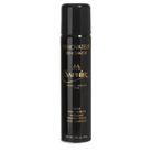 A black aerosol spray can of Saphir Medaille D'Or tinted suede renovator.