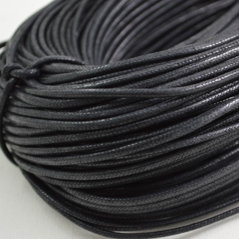 coloured waxed round casual shoe laces, tied in individual bundles.
