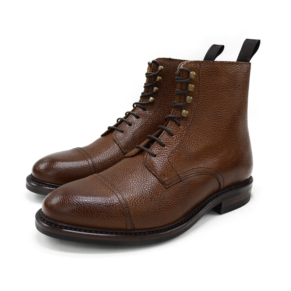 Berwick 1707 Grain Cap Toe Boot (321) - Tan – A Fine Pair of Shoes