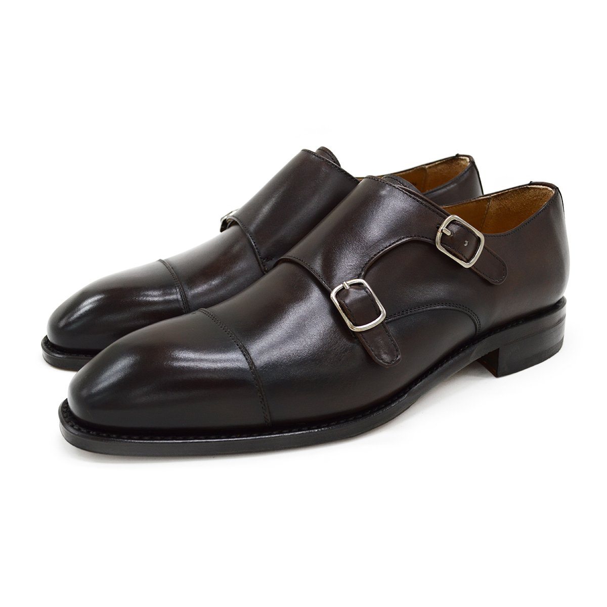 Berwick 1707 Double Monk (5212)-Dark Brown – A Fine Pair of Shoes