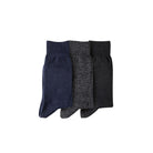 3 pairs of Berwick 1707 cotton blend plain socks