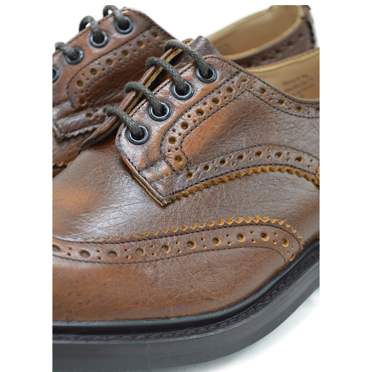 Trickers Roxbury Tricker's Bourton Caramel Kudu Derby Brogues | British Country Shoes ...