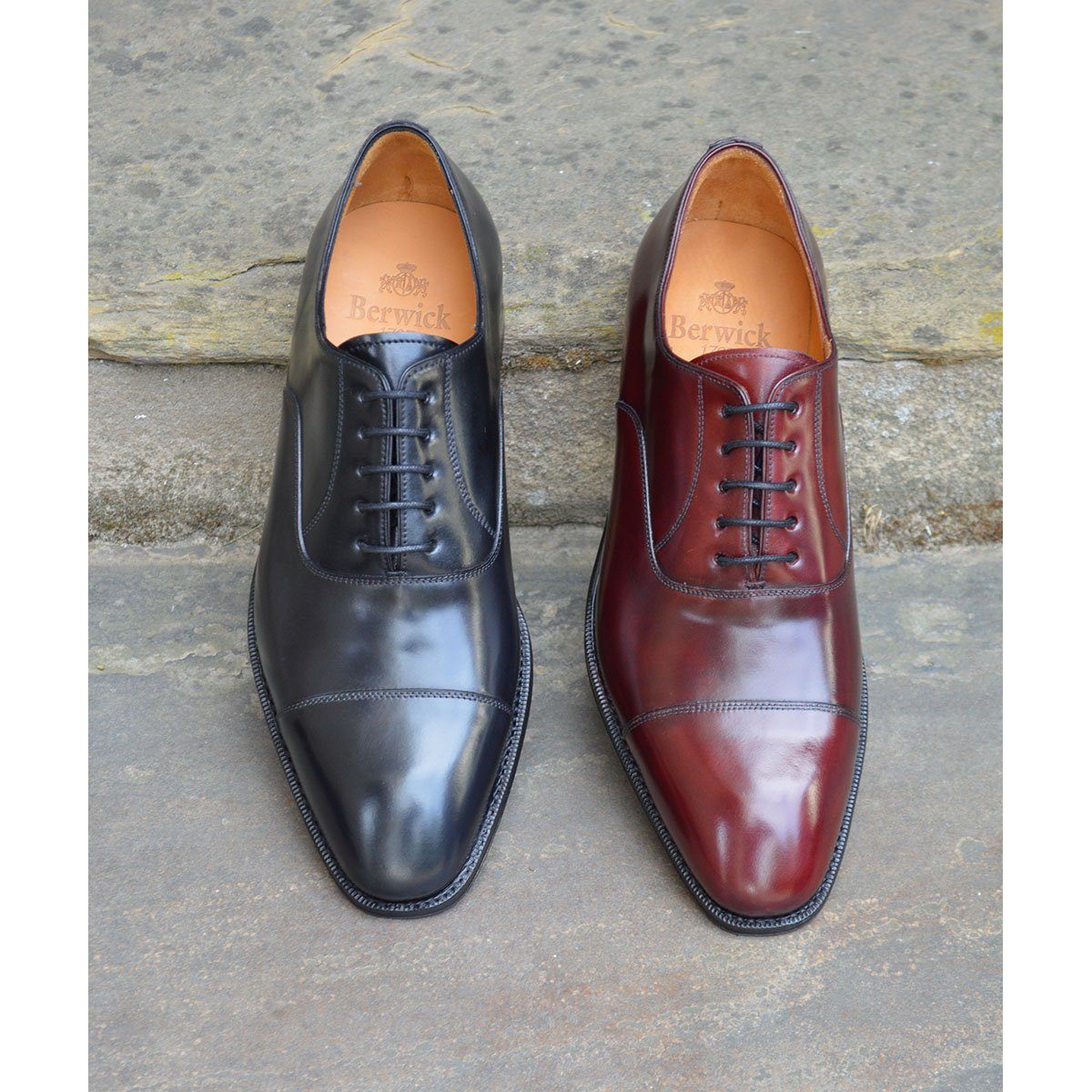 Berwick 1707 Premium Grade Cordovan Straight Cap Oxford (5217) – A 