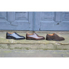 3 Berwick 1707 leather Oxford shoes with a wholecut design and lace-up closure