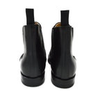 A Berwick 1707 black leather Chelsea boot with a side elastic panel and a low heel, displayed on a white background.