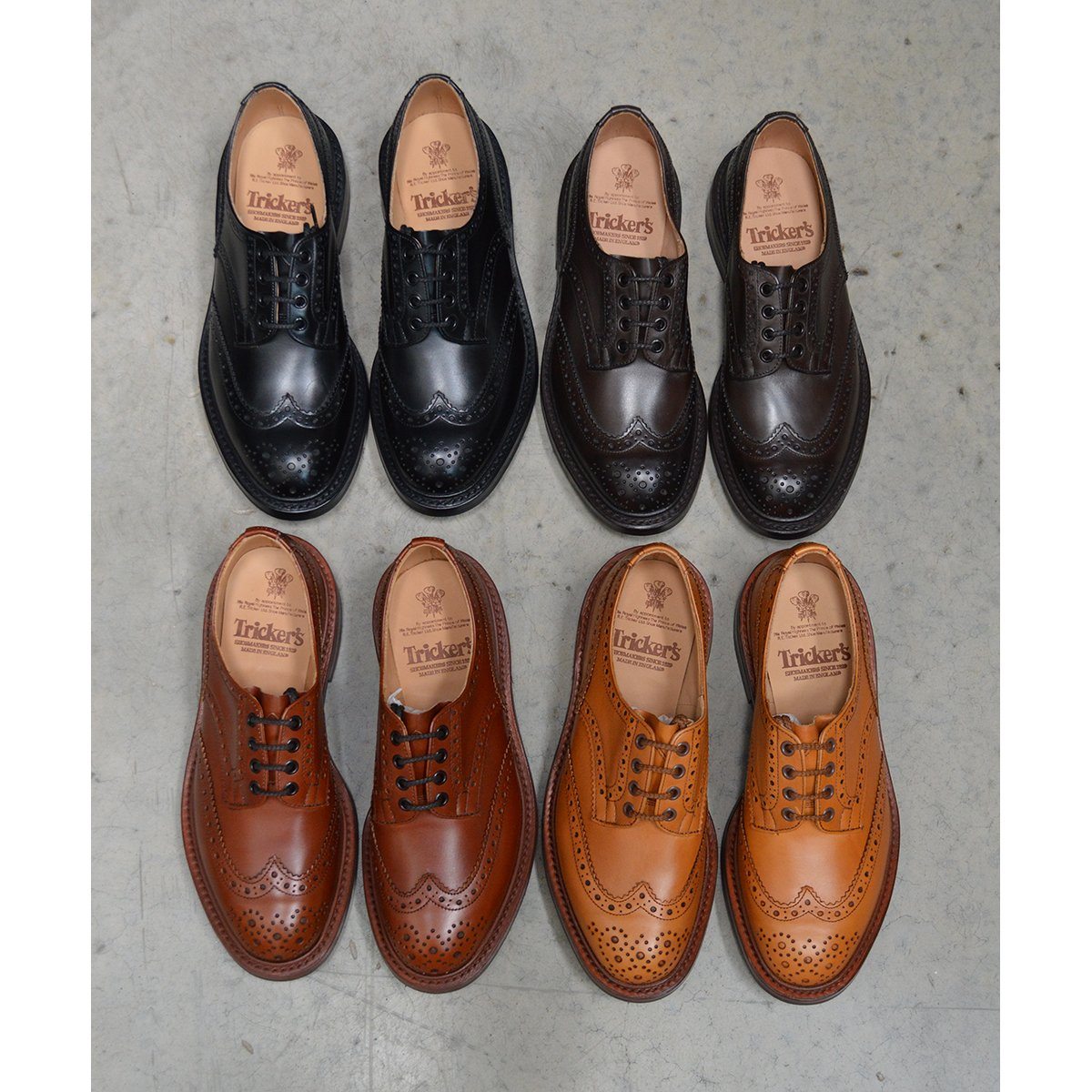 TRICKERS BOURTON Wing Tip Mens Leather Brogue Size 10.5 UK | 11.5 US | 44.5  EU | eBay