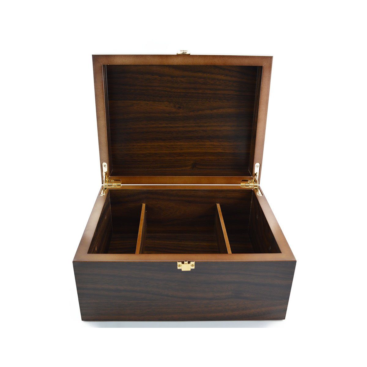Dasco Walnut Valet Box with Partitions | Luxury Shoe Care Storage | A ...